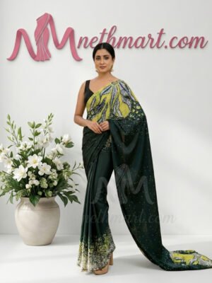 Indian Batik Saree - AR 9485