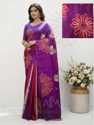 Indian Batik Saree - MS 8940