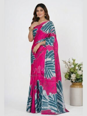 Indian Batik Saree - MS 8951