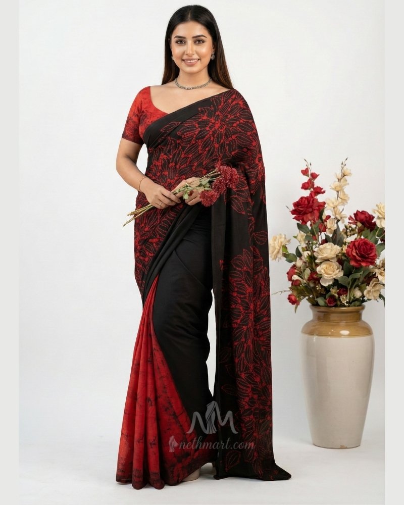 Indian Batik Saree - ZAR 6477