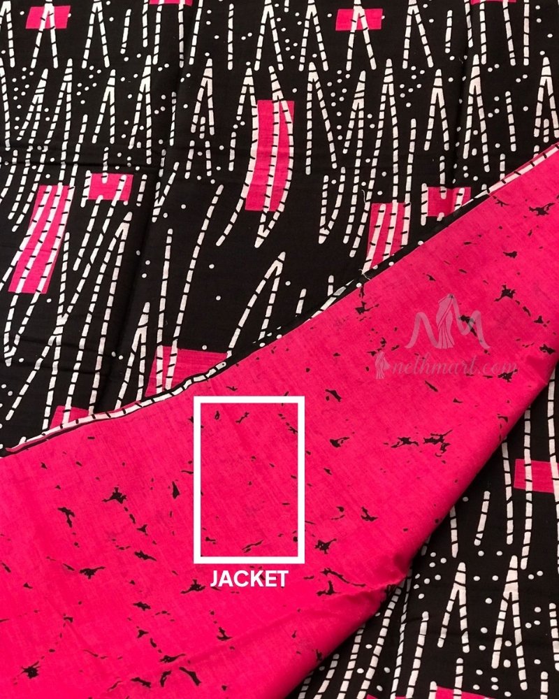 Indian Batik Saree - AR 6483 - Image 2