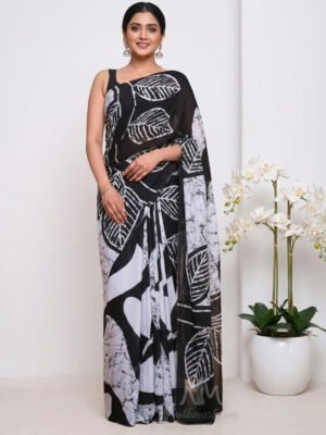 Indian Batik Saree - AM 7978