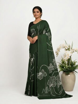 Indian Batik Saree - ZMS 8952