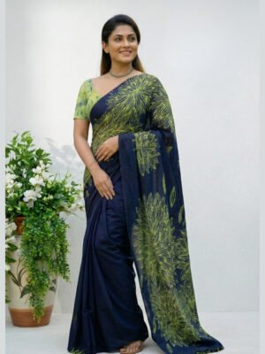 Indian Batik Saree - AR 6476
